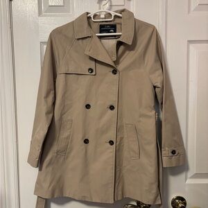 Zara Tan Trench Coat Classic Design